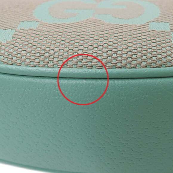 GUCCI Authentic Cream Canvas Shoulder Bag - Picture 9 of 12